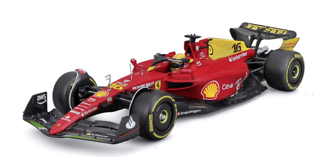 Ferrari F1-75 Ch. Leclerc Bburago 1:24
