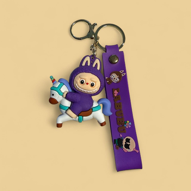 0649 - Labubu - paars - met eenhoorn