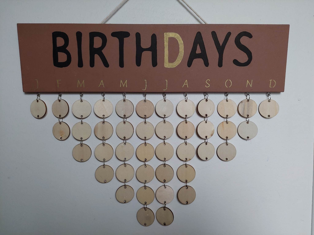 Calendrier des Anniversaires