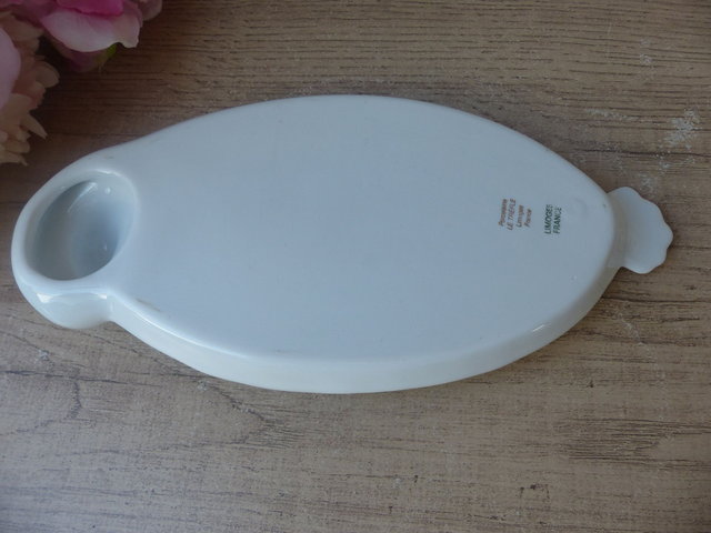 Plat de Service Limoges Vintage - Décor Oiseaux et Canards, Idéal Foie Gras et Maison de Campagne - Vaisselle Française - Charme Champêtre