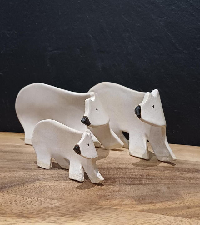Polar bear ornament