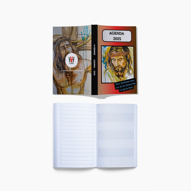 F0-1.4 - Carnet d'agenda 2025 - Père, Pardonne-leur, Car Ils Ne Savent Pas Ce Qu’ils Font.
