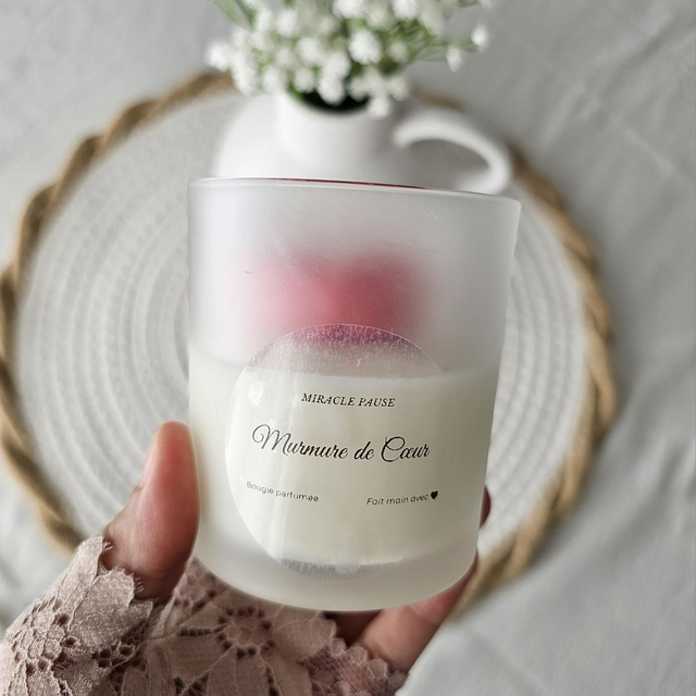 Bougie MURMURE DE CŒUR