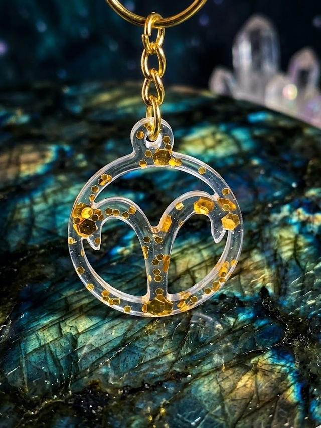 Porte clés Signe Astrologique OR