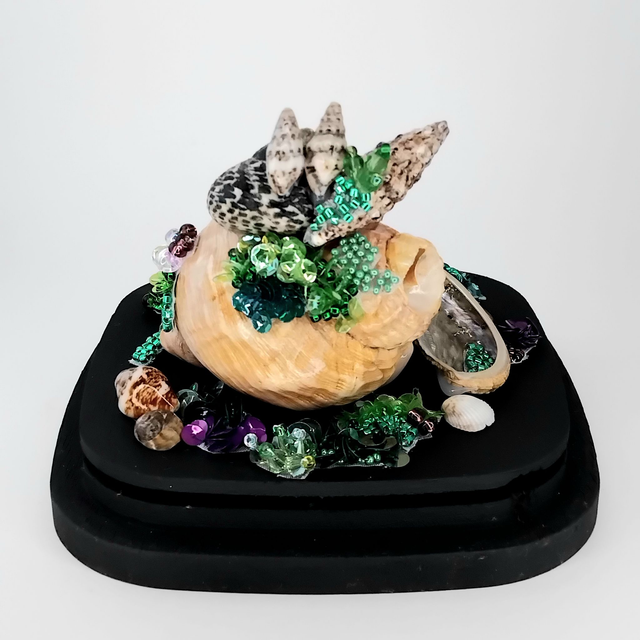 Sirènea Vert émeraude et Améthyste