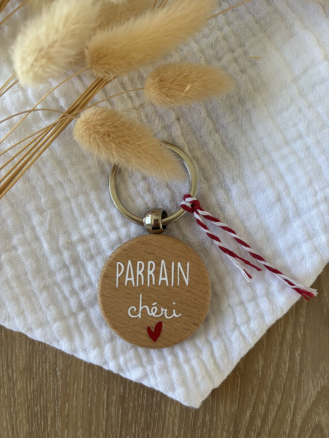 Porte-clés - Parrain chéri