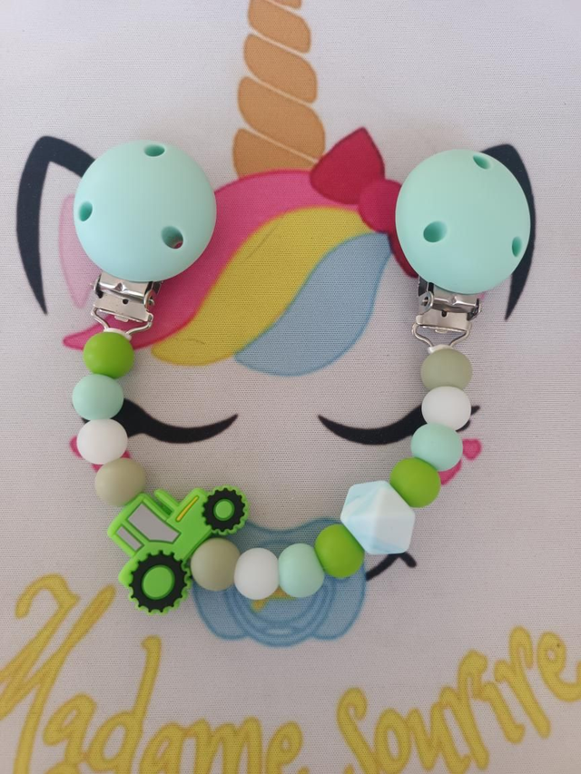 Attache doudou Tracteur 