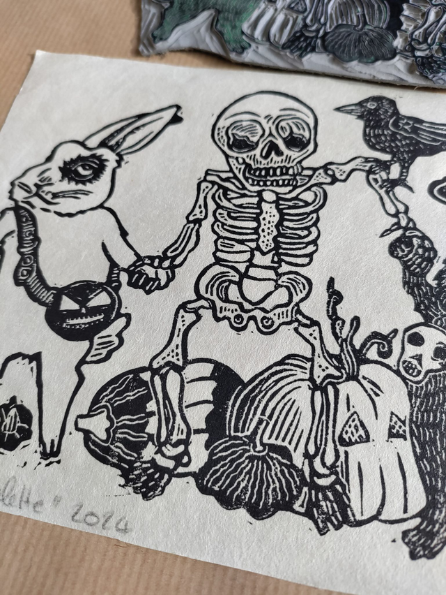 "Joyeux squelette" A5