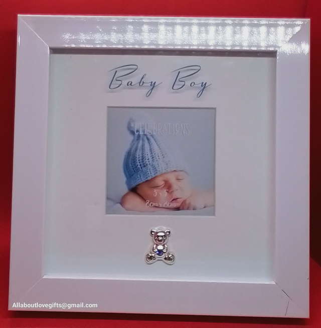 Boy Baby Blue Photo Frame Stunning Design.
