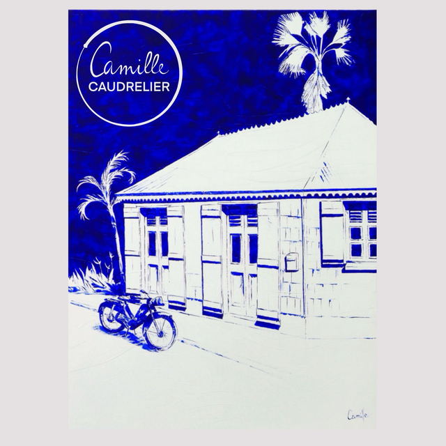 Grena et essentes, peinture acrylique sur toile