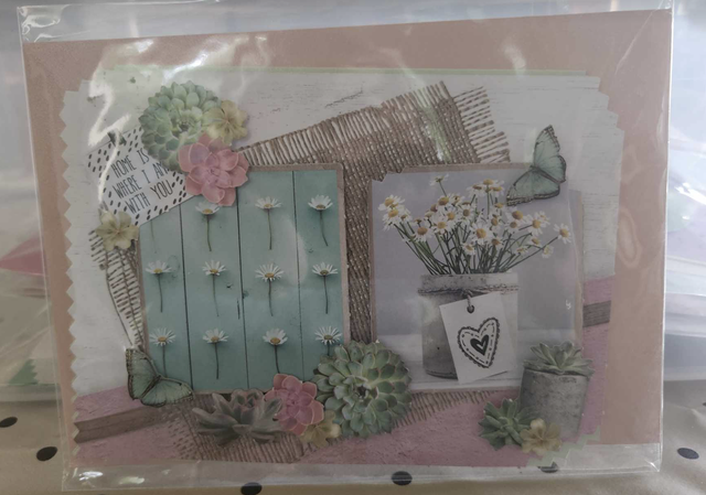 N°823 Carte Divers  &quot; Homme sweet &quot;