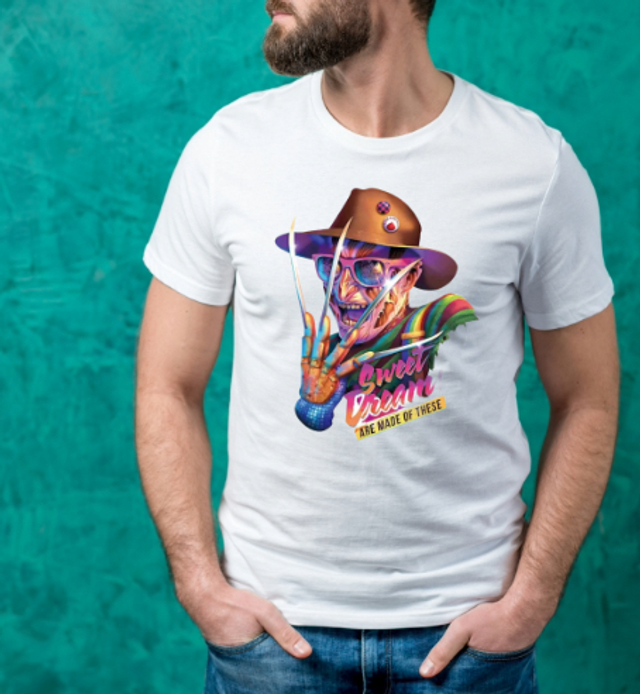 Friday 13th Horror T-shirt Freddy Jason Film Movie Chinese Japanese Retro Hippy dtf printed T-shirt (HA9)