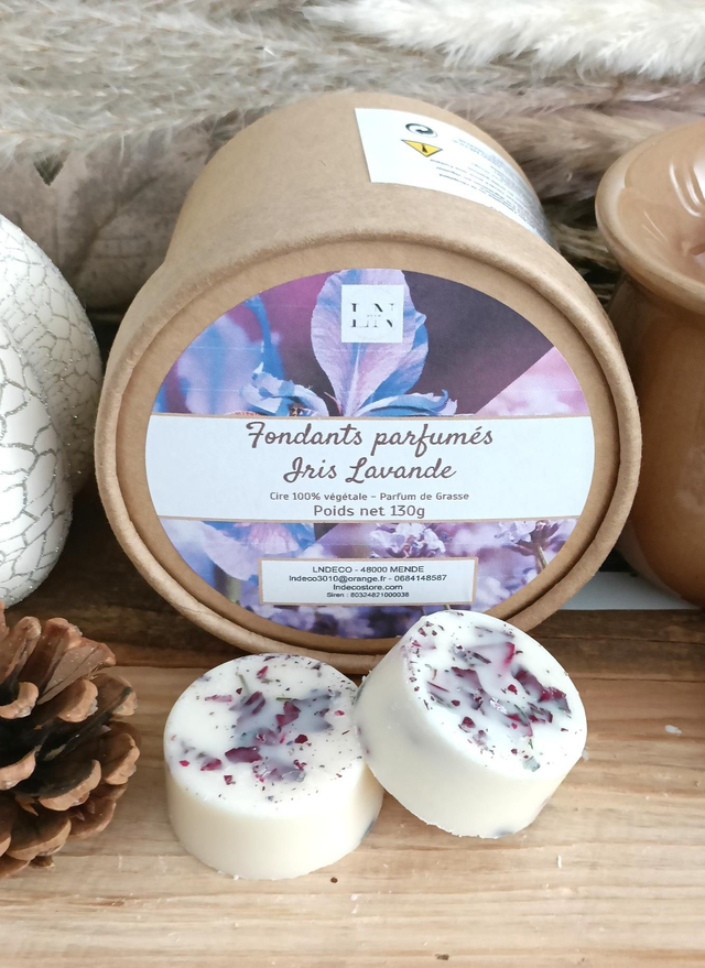 Fondants fleurs séchées 25 parfums au choix