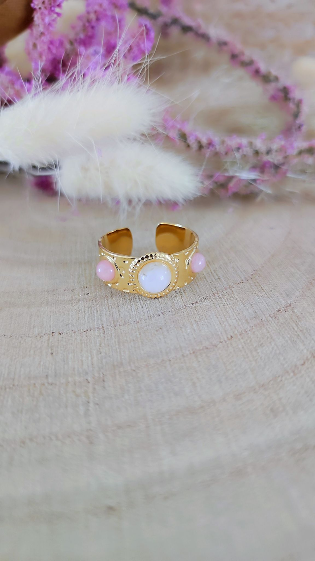 Bague Quartz rose