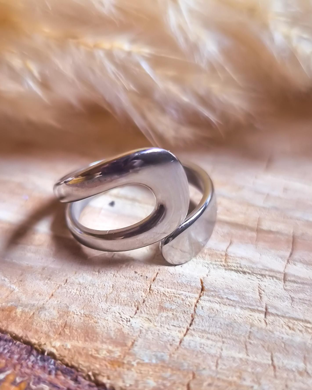 Bague "Donna" - Modèle argenté 