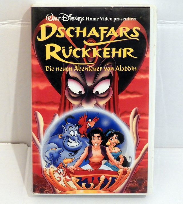 VHS Walt Disney "DSCHAFARS RÜCKKEHR" mit original Hologramm Rarität