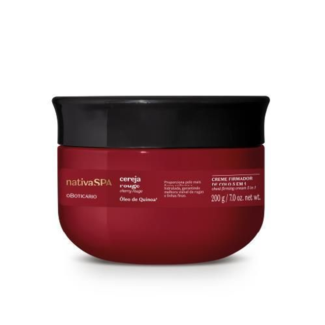 Nativa Spa Crema reafirmante para el cuello 5 en 1 Cherry Rouge 200 g