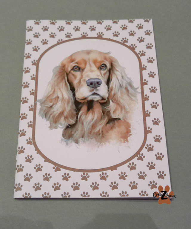 Carnet de note Cocker