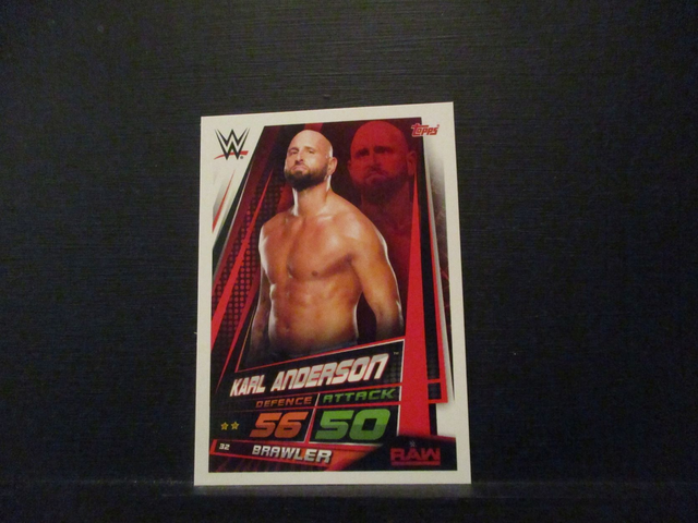 Karl Anderson - Raw Slam Attax Universe Original Trading Card #32