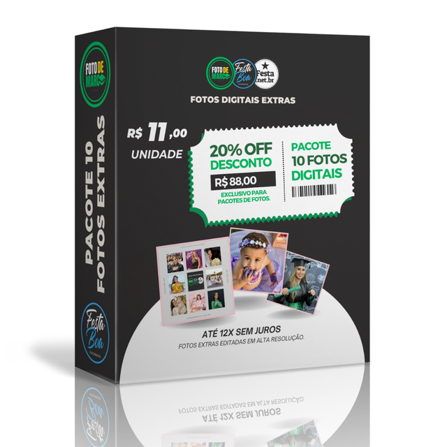 Fotos Extras Digitais e Reveladas