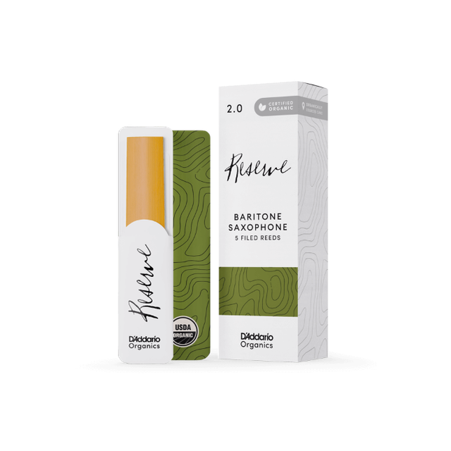 Anches pour saxophone baryton D'Addario Organic Reserve