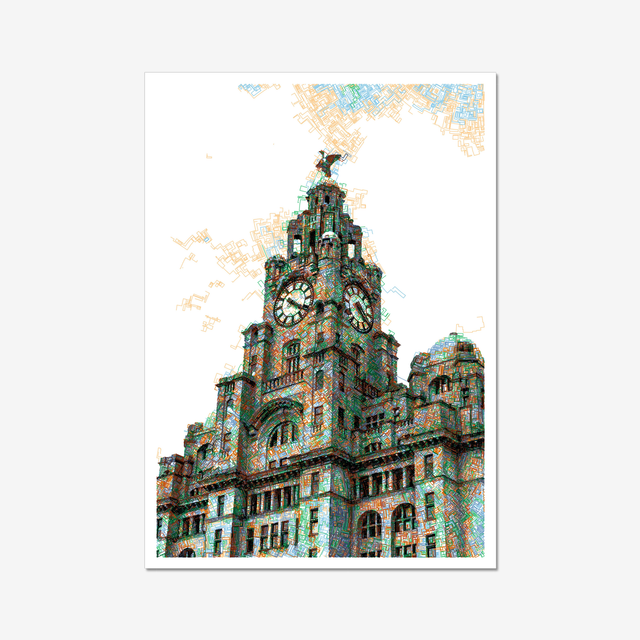 Liver Building, Liverpool - Poster Print