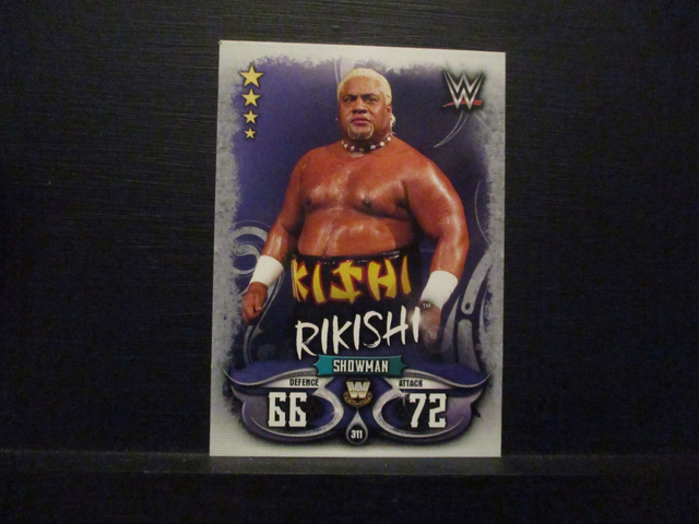 Rikish - W Legends Slam Attax Live Original Trading Card #311