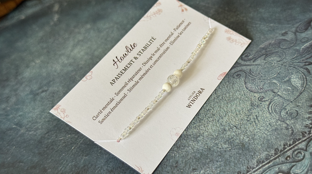 Bracelet élastique | Howlite 1