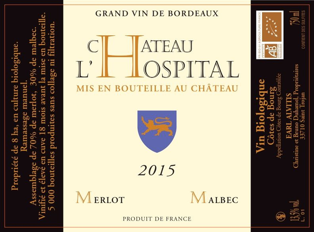 15-cuvee-Château l'Hospital Cuvée-2015