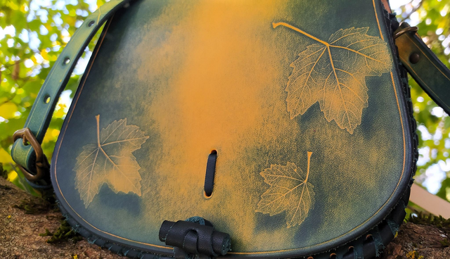 Sac taille S- Tout teint érable vert