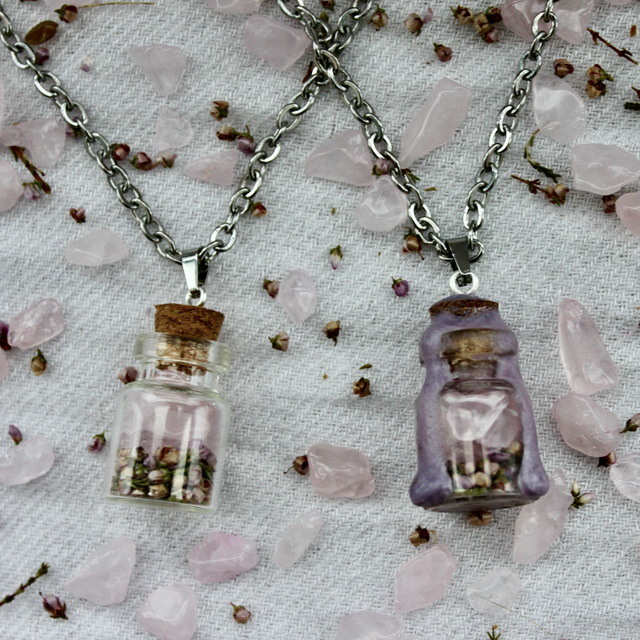 Pendentif fiole TENDRESSE