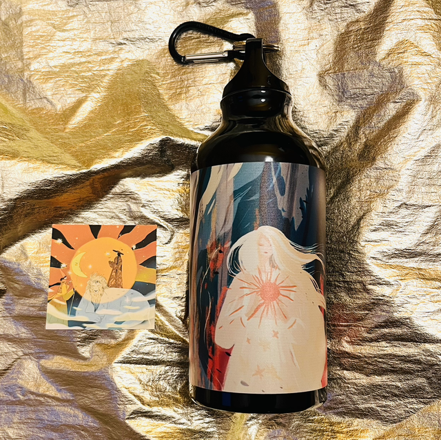 GOURDE NOIR 400ML  POWERFUL WOMAN 