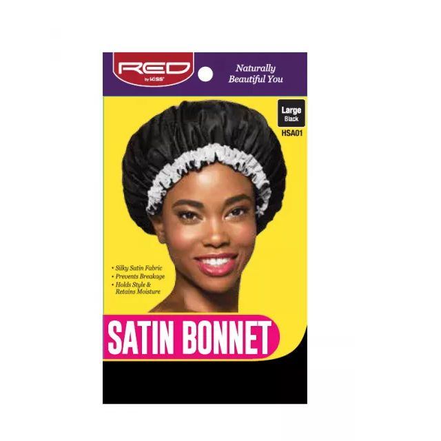 Satin Bonnet - Black
