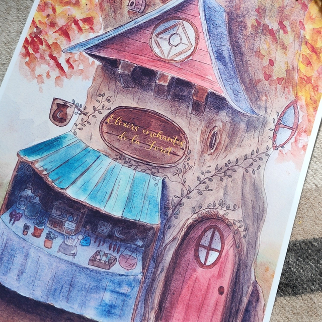 Echoppe magique - affiche  