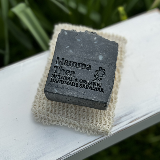 🫧 Hot Process Activated Charcoal Soap