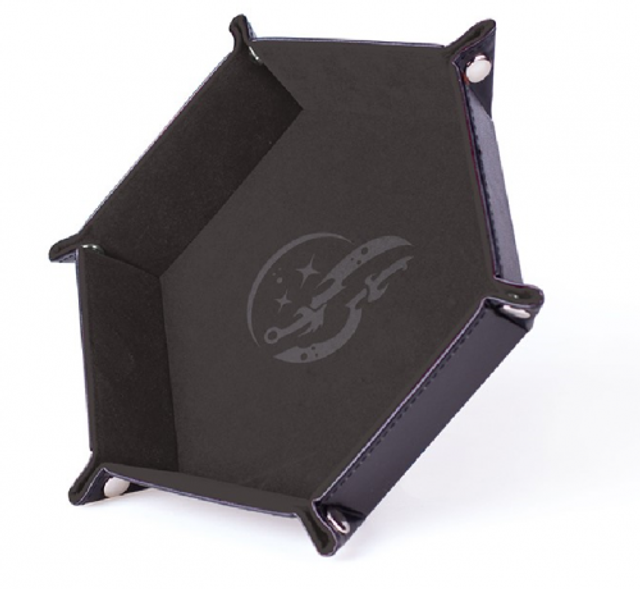 Piste de Dés - Dagues Furtives - Cuir et Velours gris