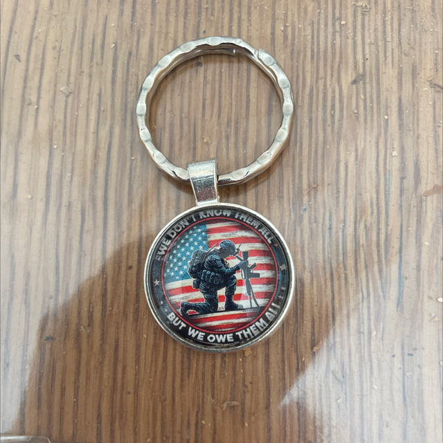 Porte clé boule métallique modèle 1