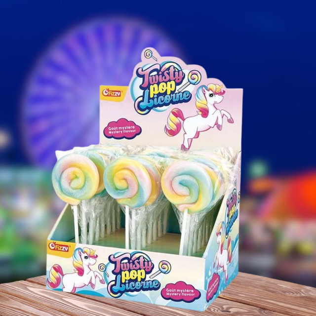 24 Sucettes 🍭 Twisty Pop Licorne 