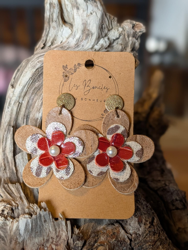Boucles d'oreilles Collection Marguerite m060