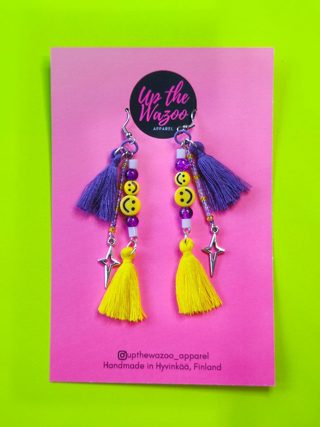 Double trouble tassel korvakorut, lemonade goth