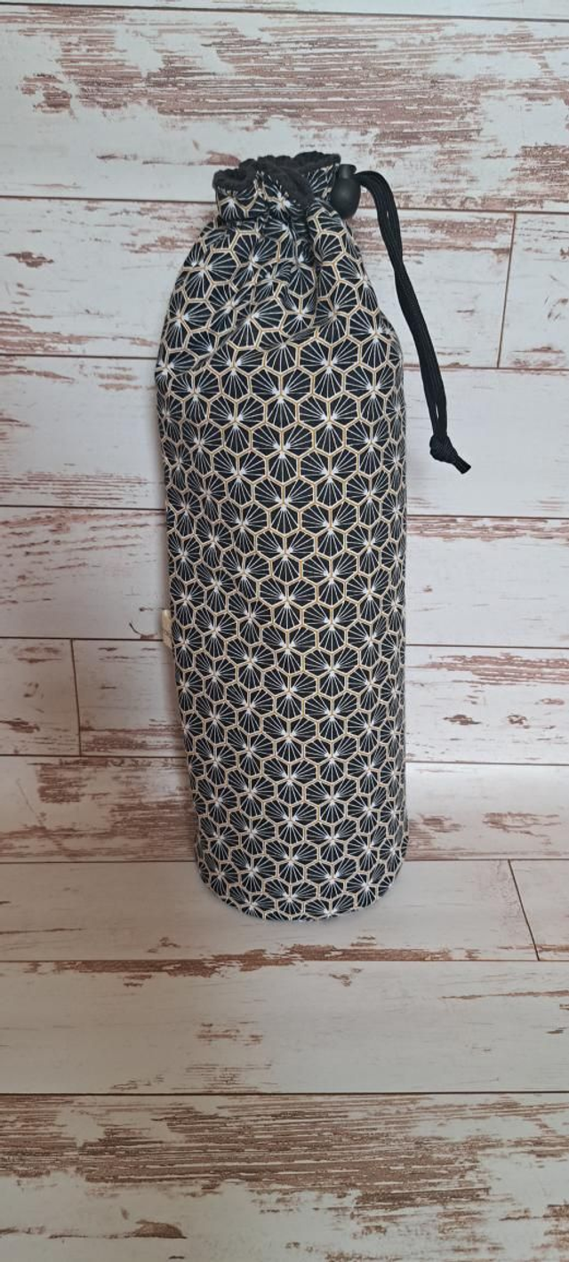 Protection gourde 1L riad noir