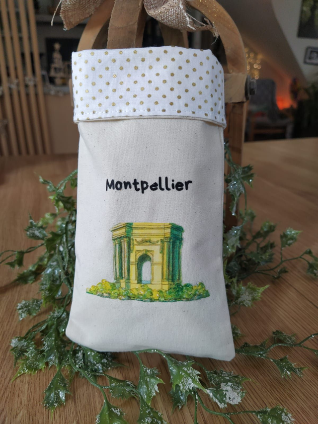 Etui à lunettes / téléphone - Montpellier Le Peyrou