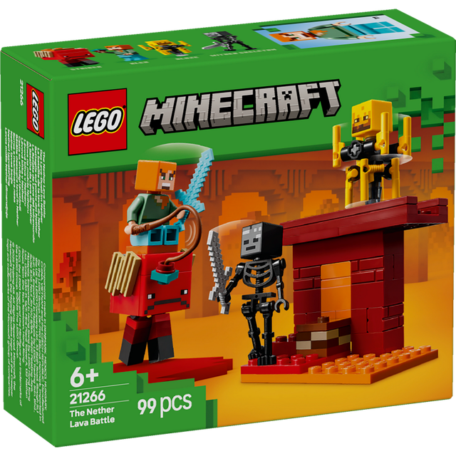 Lego Minecraft The Nether Lava Battle 