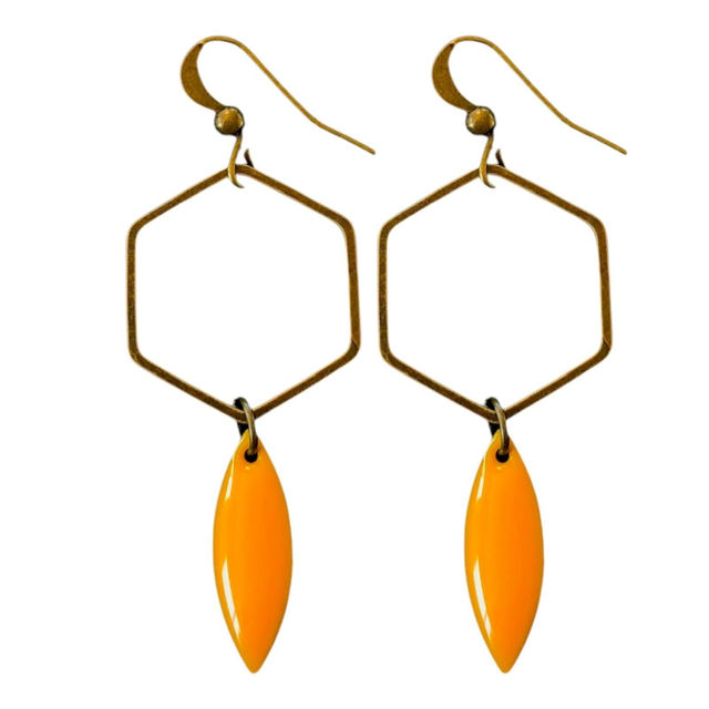 Boucles d'oreilles bronze IXCHEL