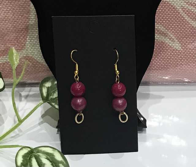 Pink Dangling Earrings - PDE17