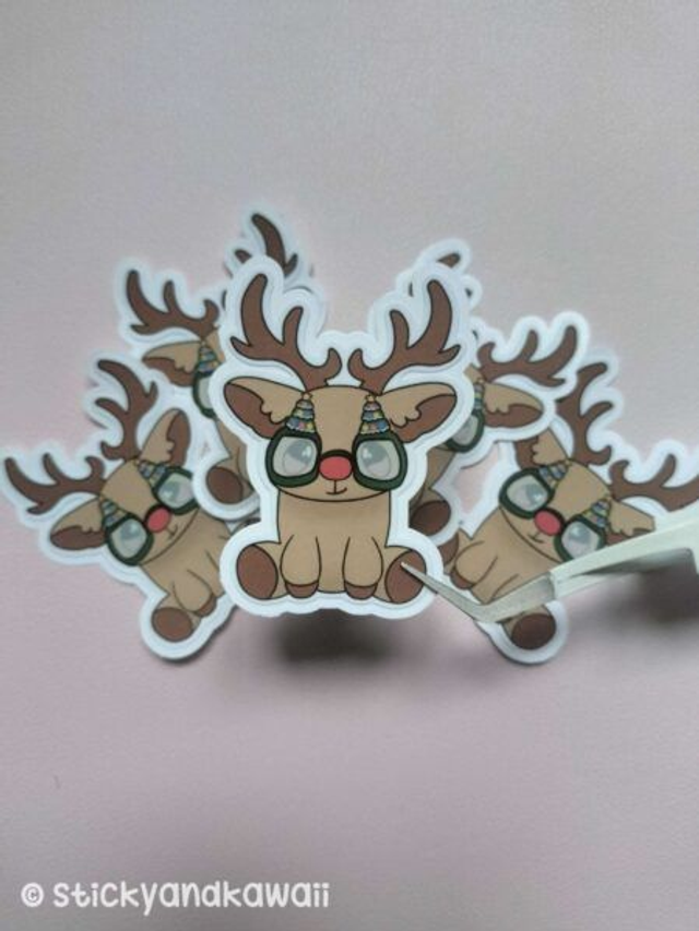 Caramel le renne et ses lunettes