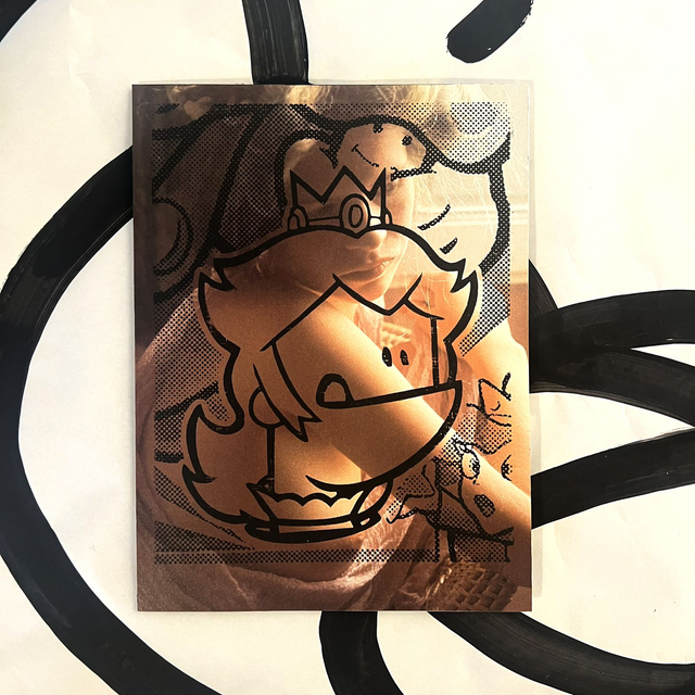 Xylo PEACH Dame tounue 18x24 cm sans cadre