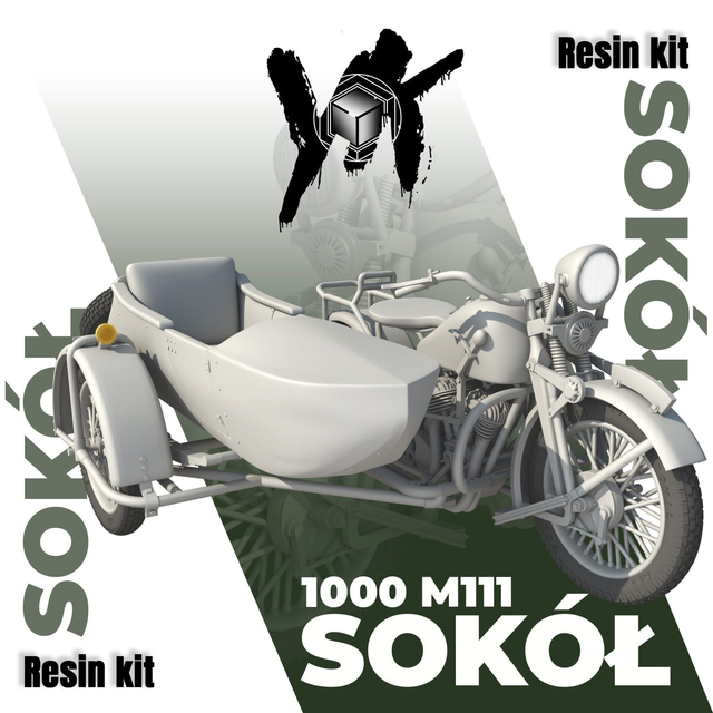 YK 3D Home - Sokol 1000 M111 Sidecar (1/35, 1/48/ 1/72 and 1/87)