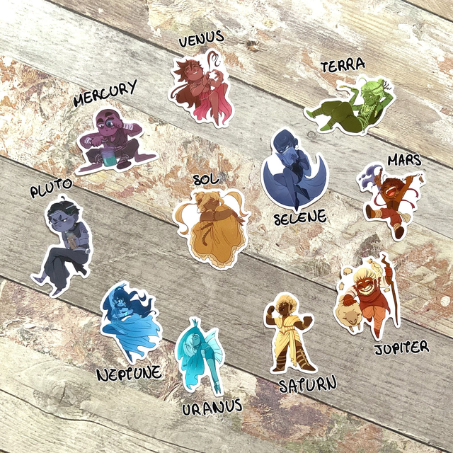 Sol &amp; Selene - Stickers Galaxy