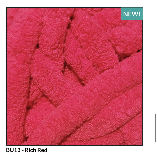 James C Brett Big Un BU13 Rich Red